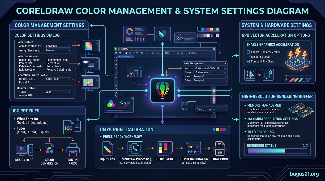 Diagram Manajemen Warna dan Kalibrasi Sistem CorelDRAW bagas31